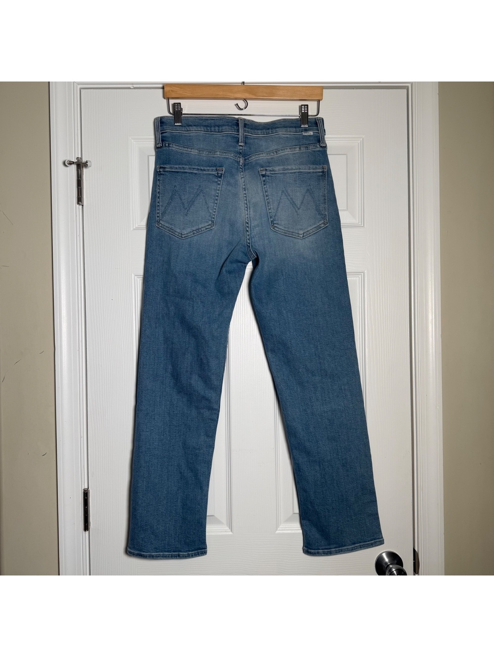 MOTHER The Tomcat Flood In Tasty Waves Color Button Down Blue Jeans - Picture 3 of 8